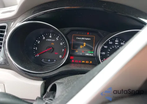 2016 Kia Sedona Sx Luxury from USA, damaged, VIN KNDME5C13G6141933